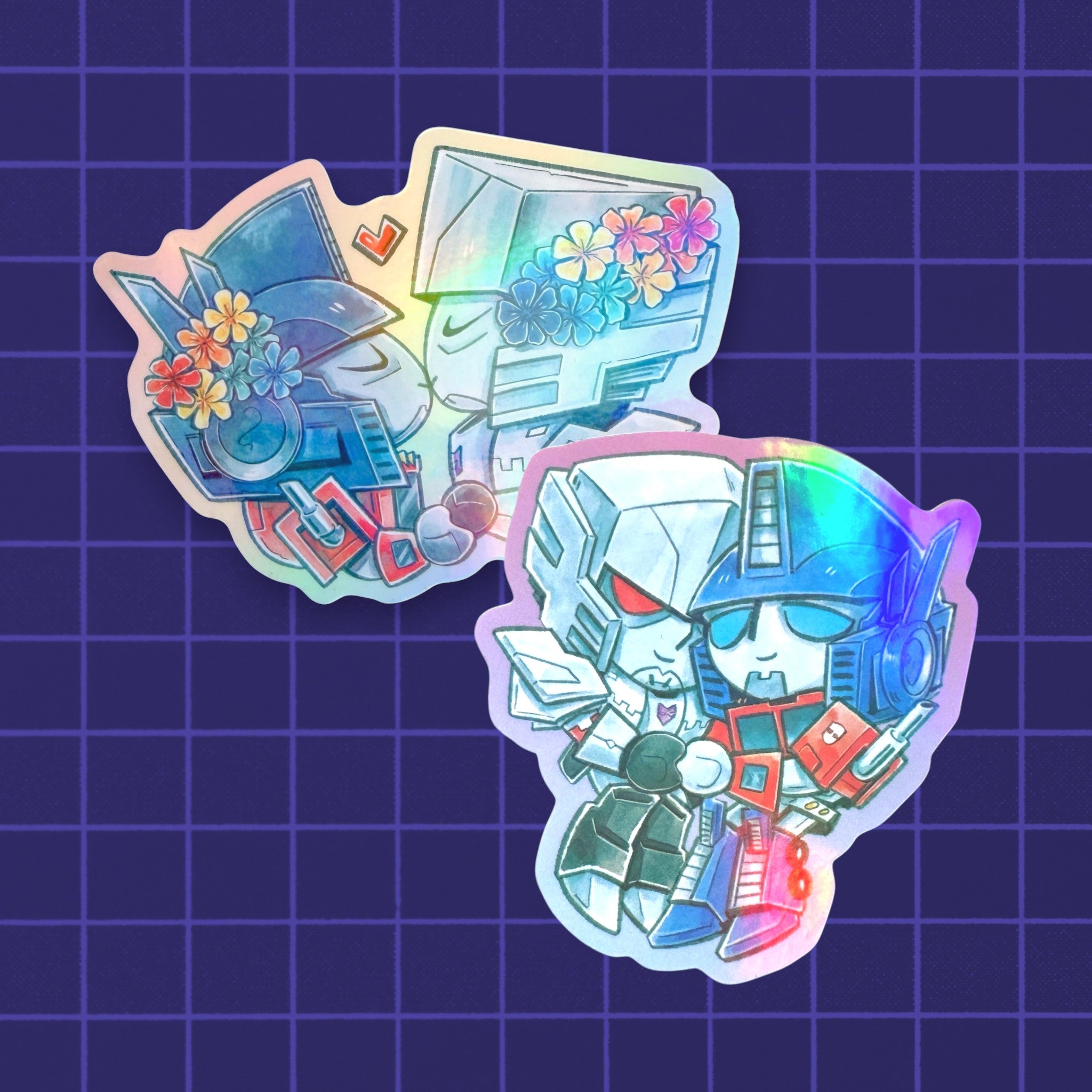 ES MegOp Holo Stickers