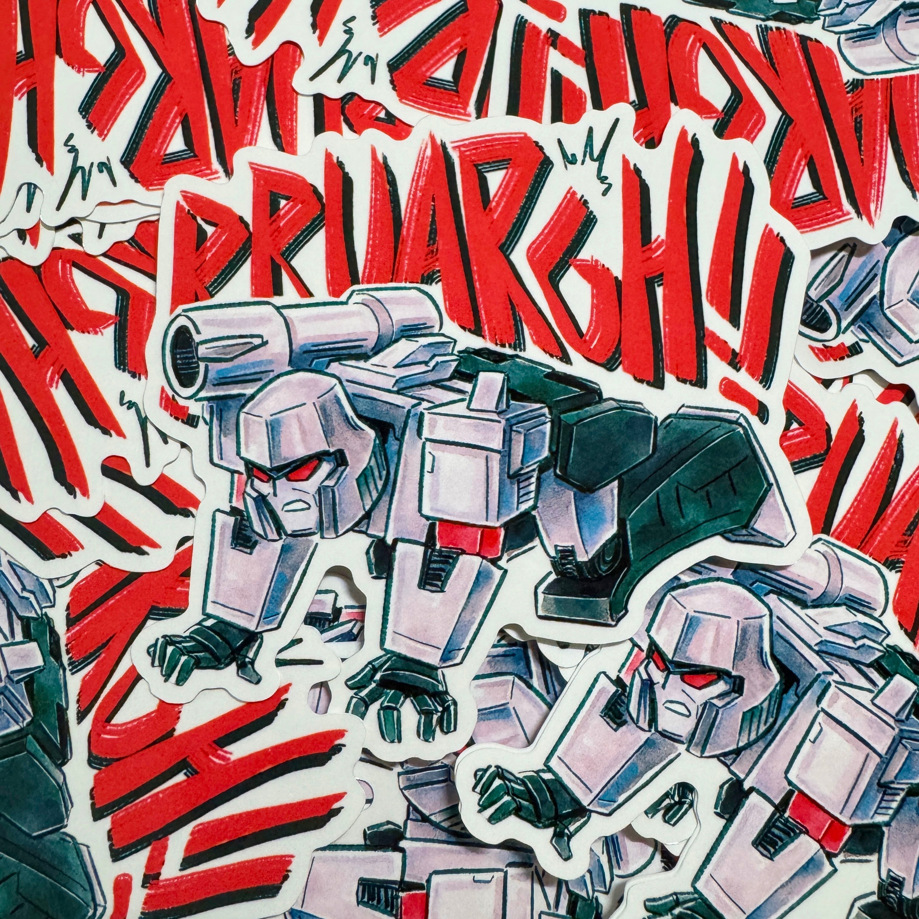 Equilibrium Destabilized Sticker
