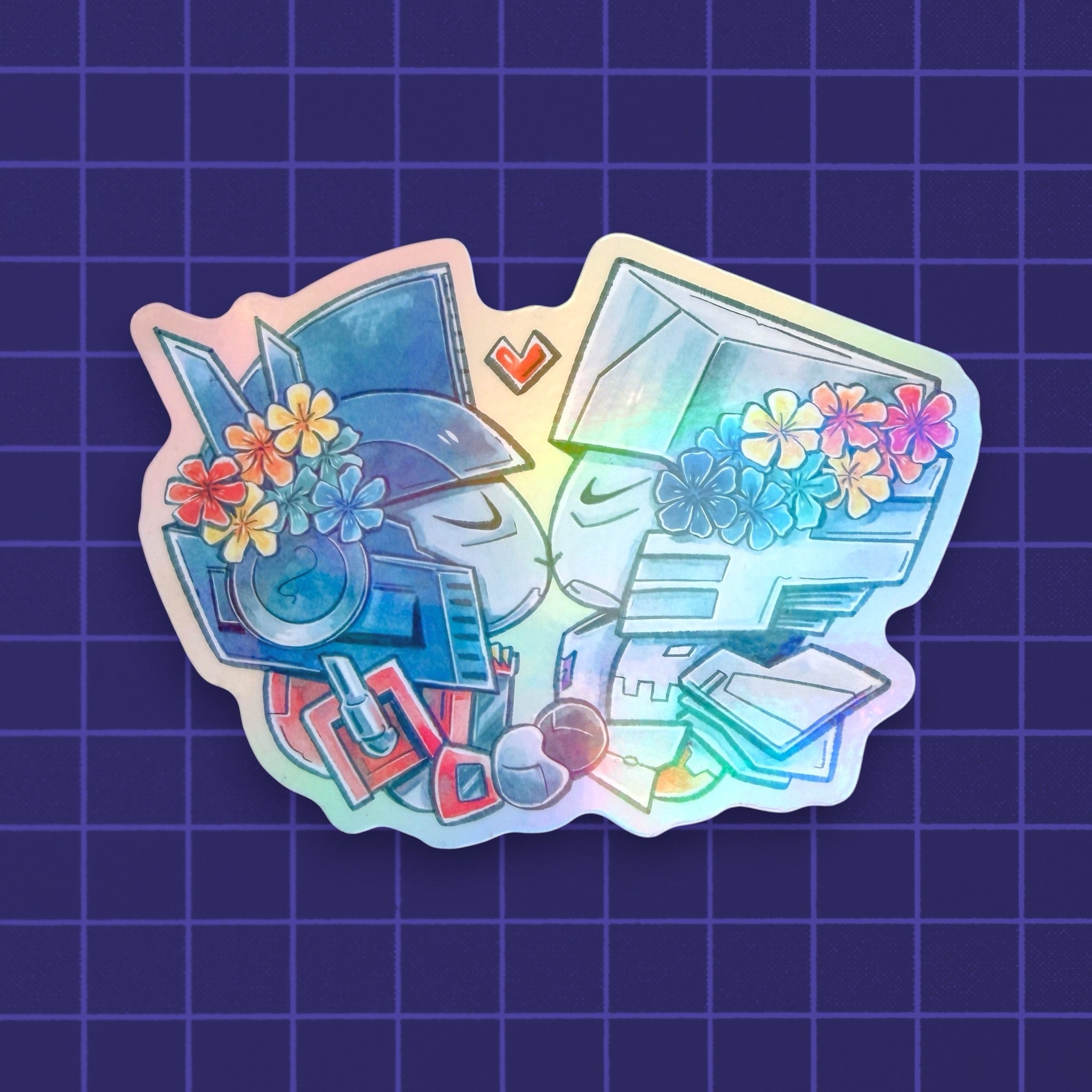 ES MegOp Holo Stickers