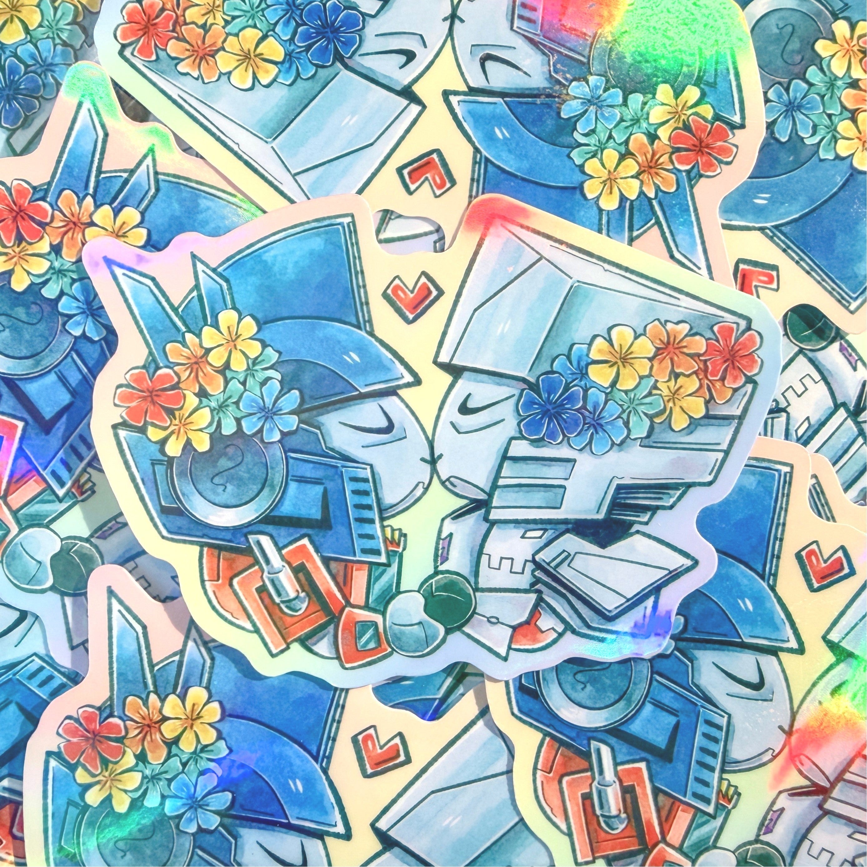 ES MegOp Holo Stickers