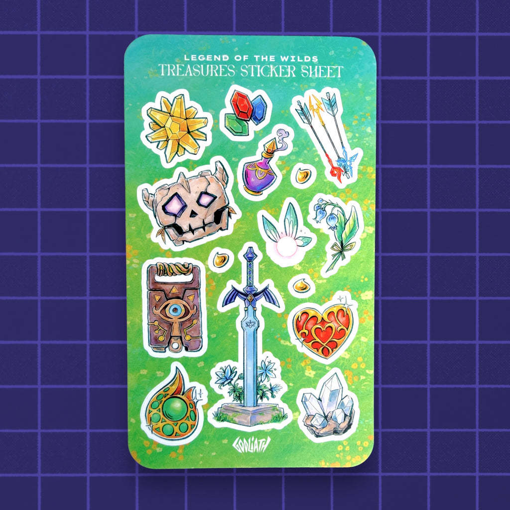 Zelda BotW Sticker Sheets