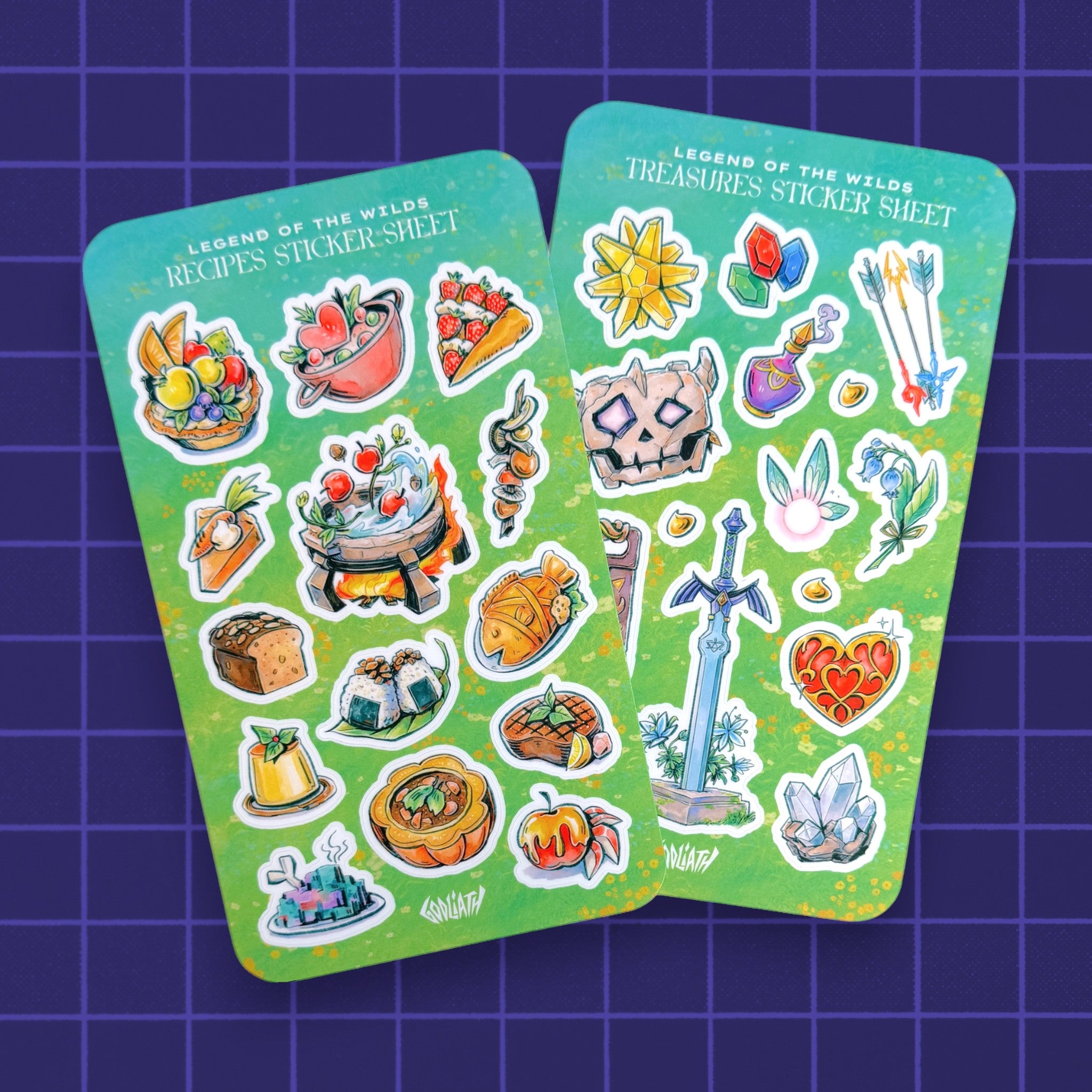 Zelda BotW Sticker Sheets
