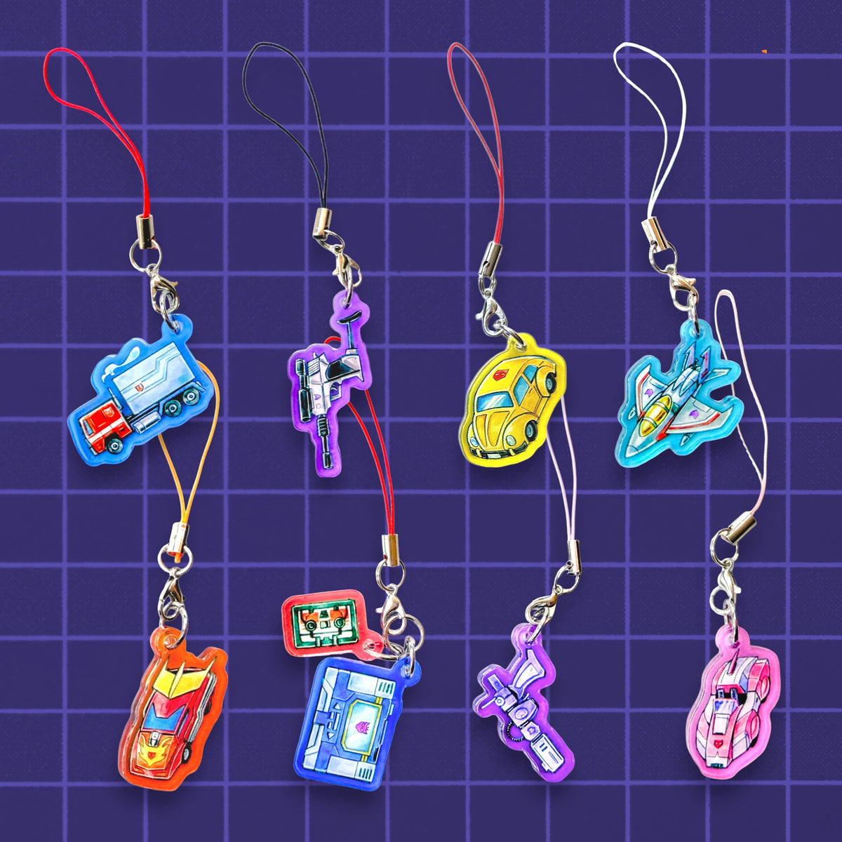 G1 Alt Mode Phone Charms