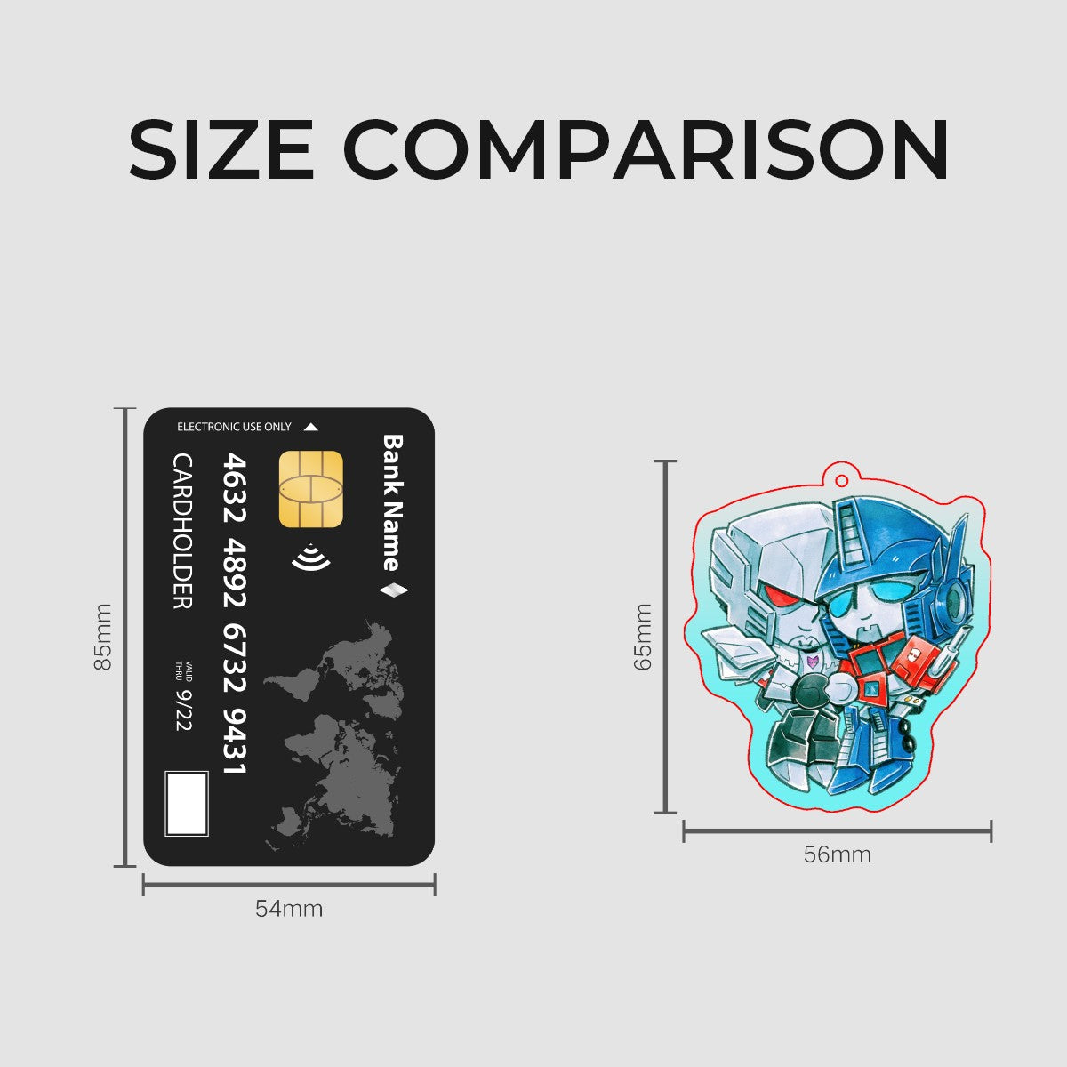 ES MegOp Embrace Keychain
