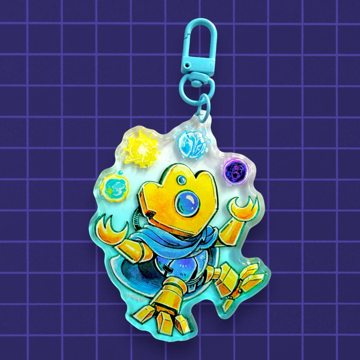 Slay the Spire Acrylic Keychains - Ironclad Silent Defect