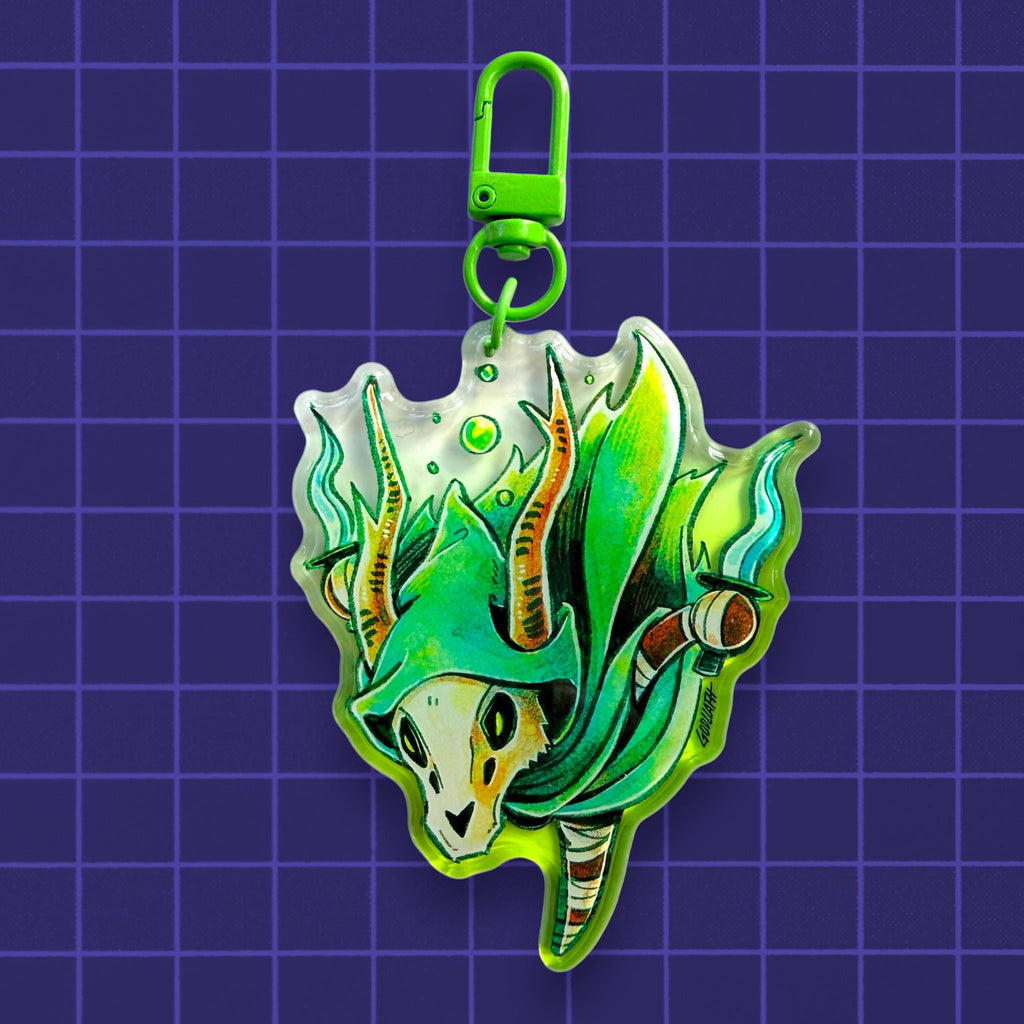 Slay the Spire Acrylic Keychains - Ironclad Silent Defect