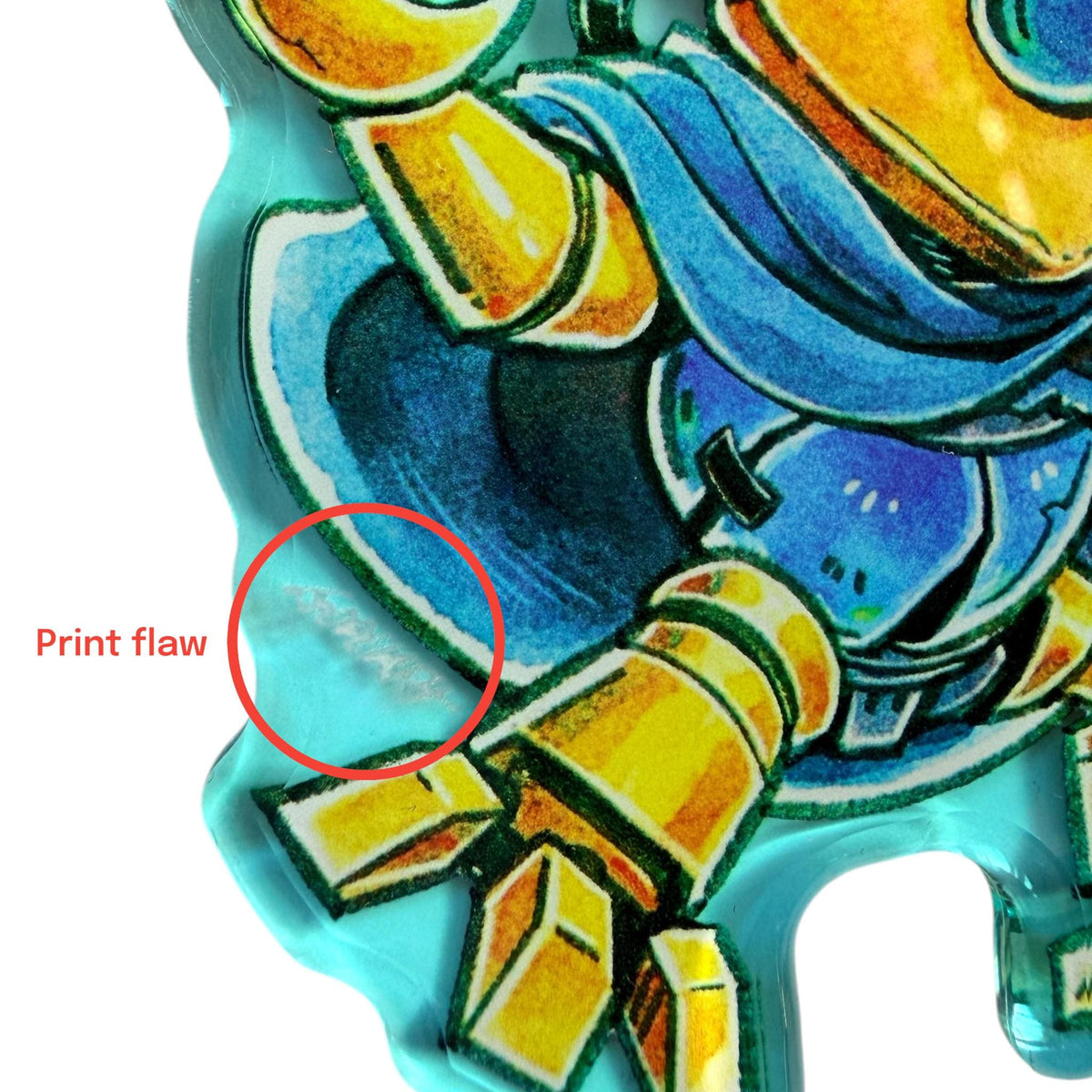 Slay the Spire Acrylic Keychains - Ironclad Silent Defect