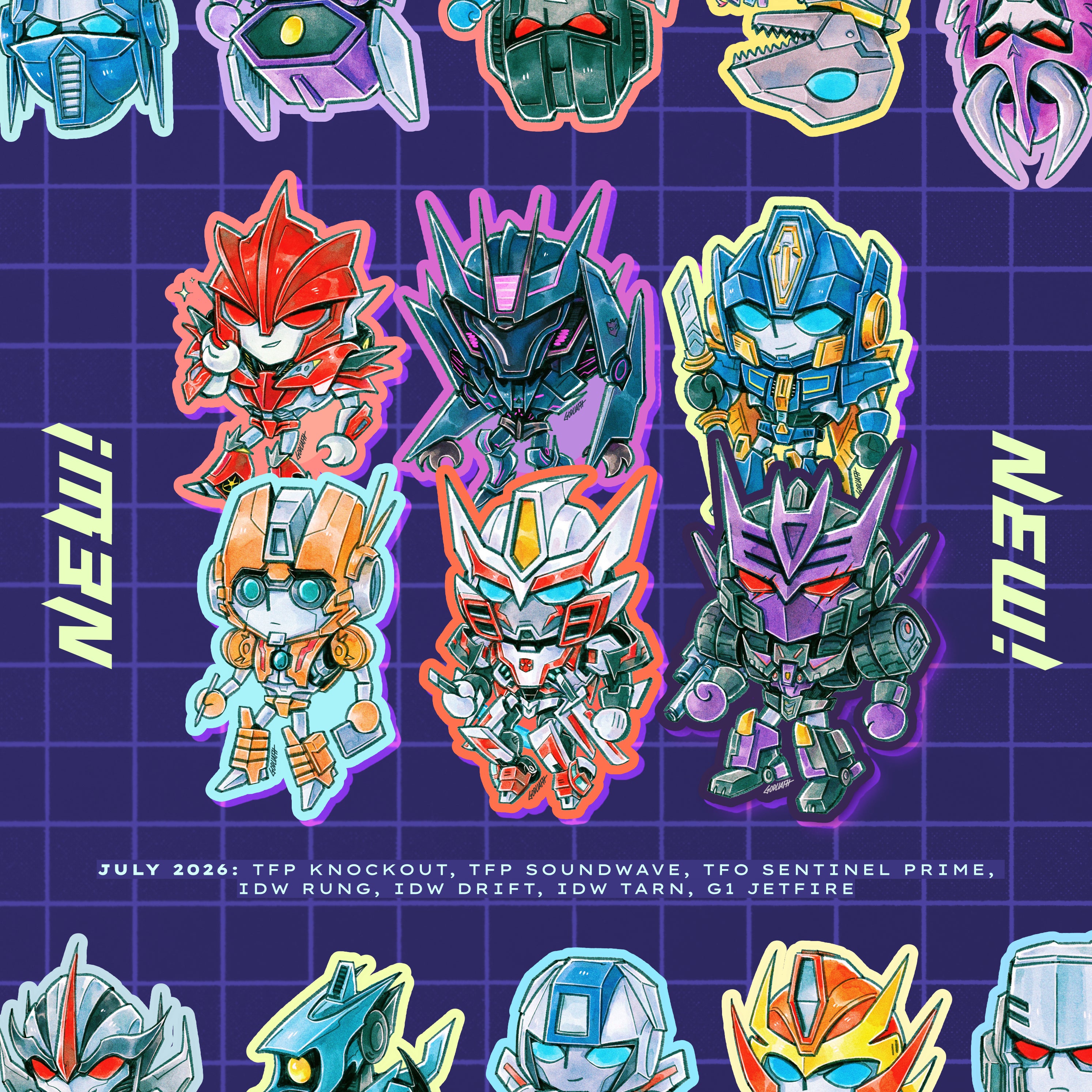 TF Chibi Stickers