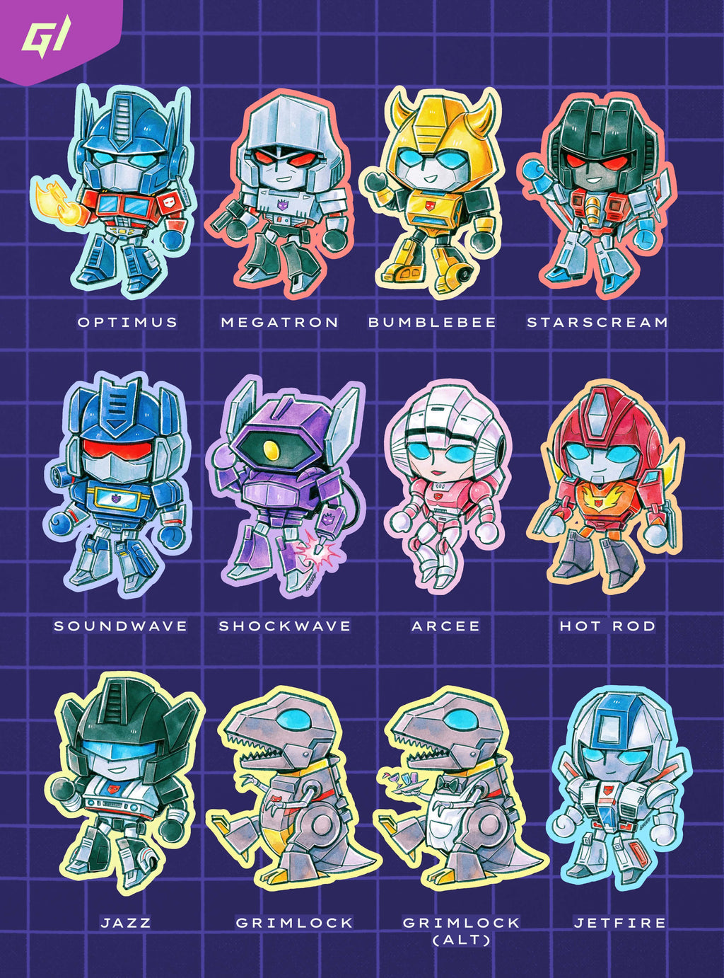 TF Chibi Stickers