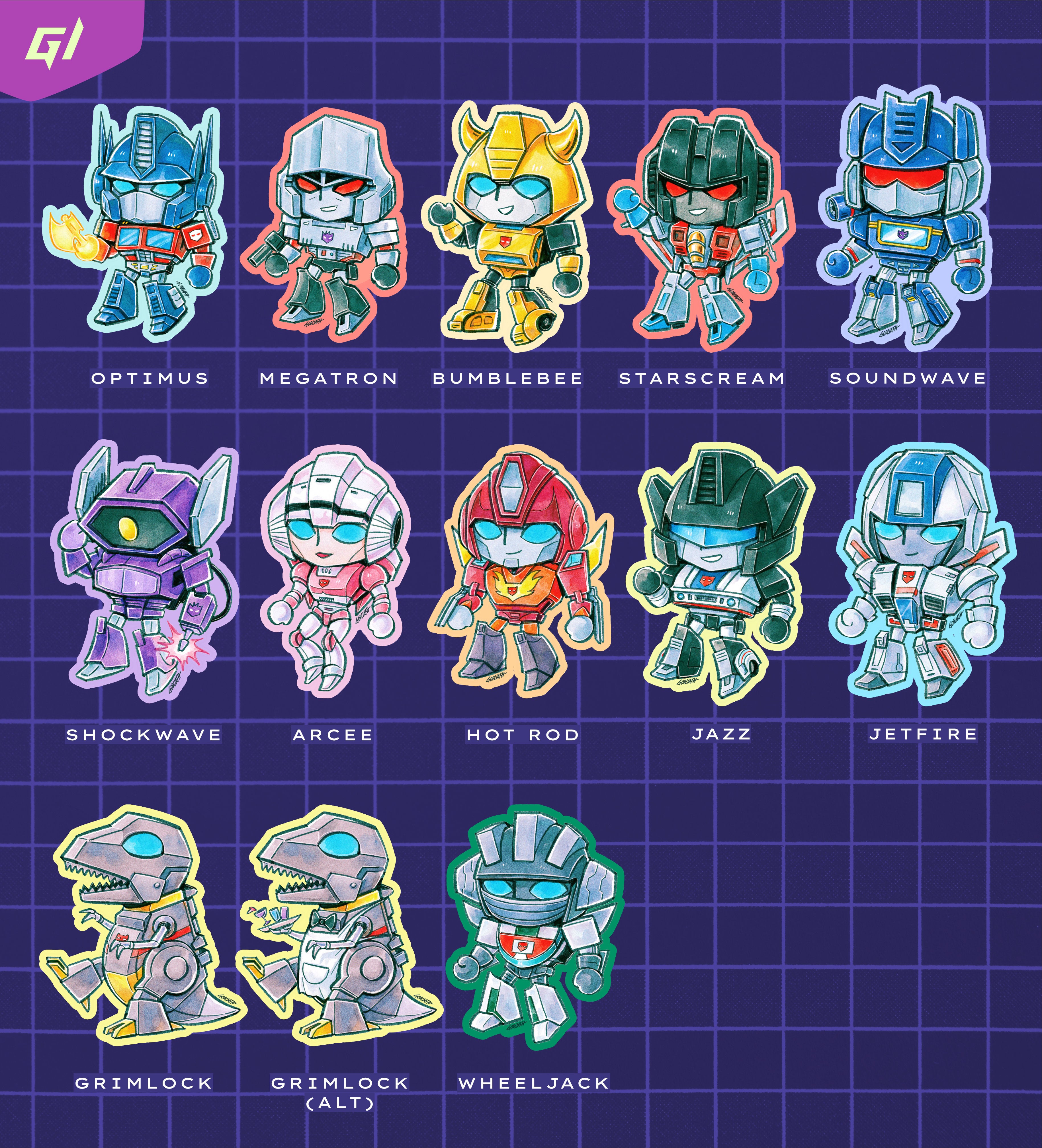 TF Chibi Stickers
