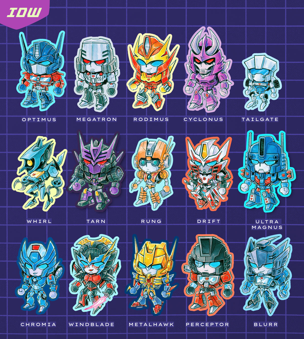 TF Chibi Stickers