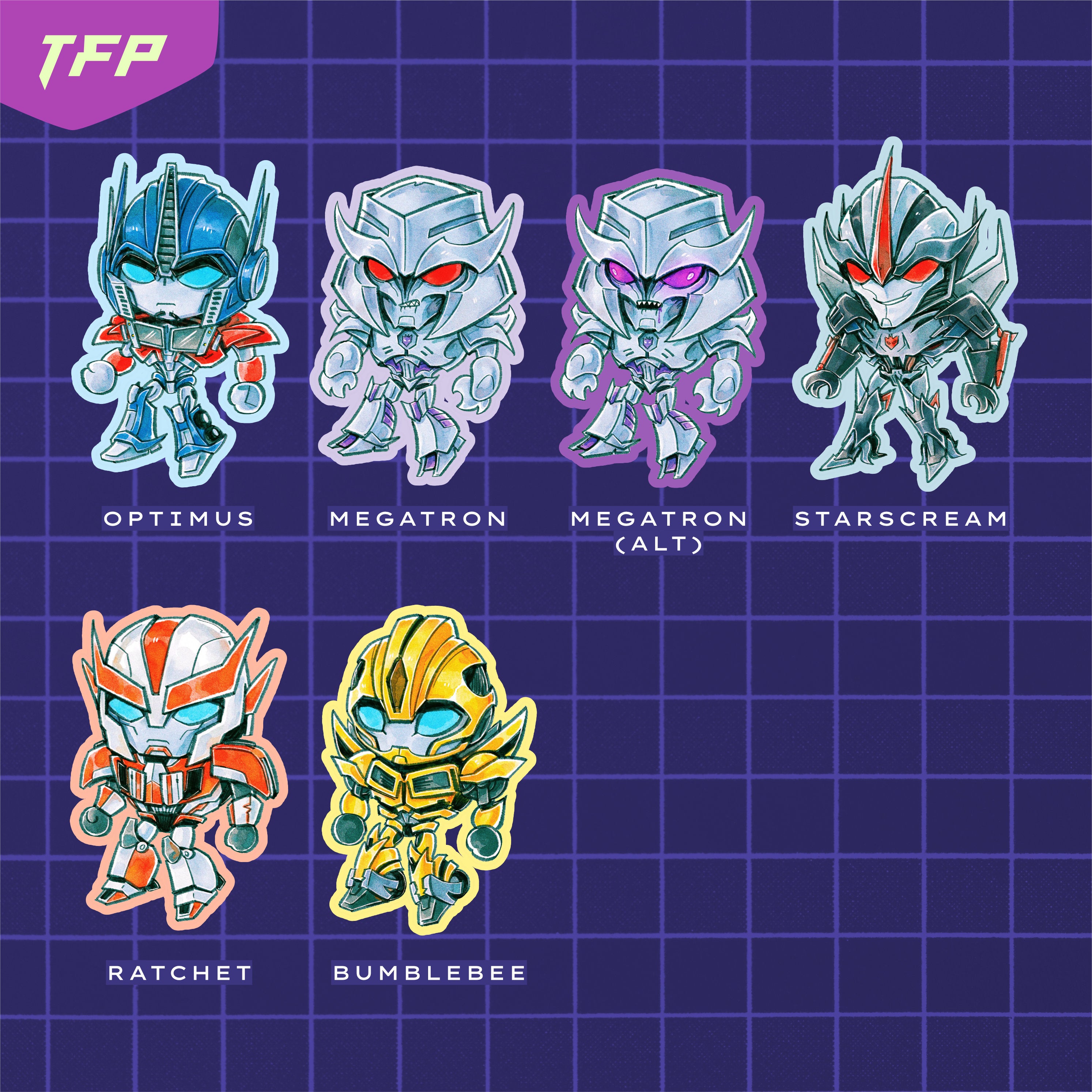 TF Chibi Stickers