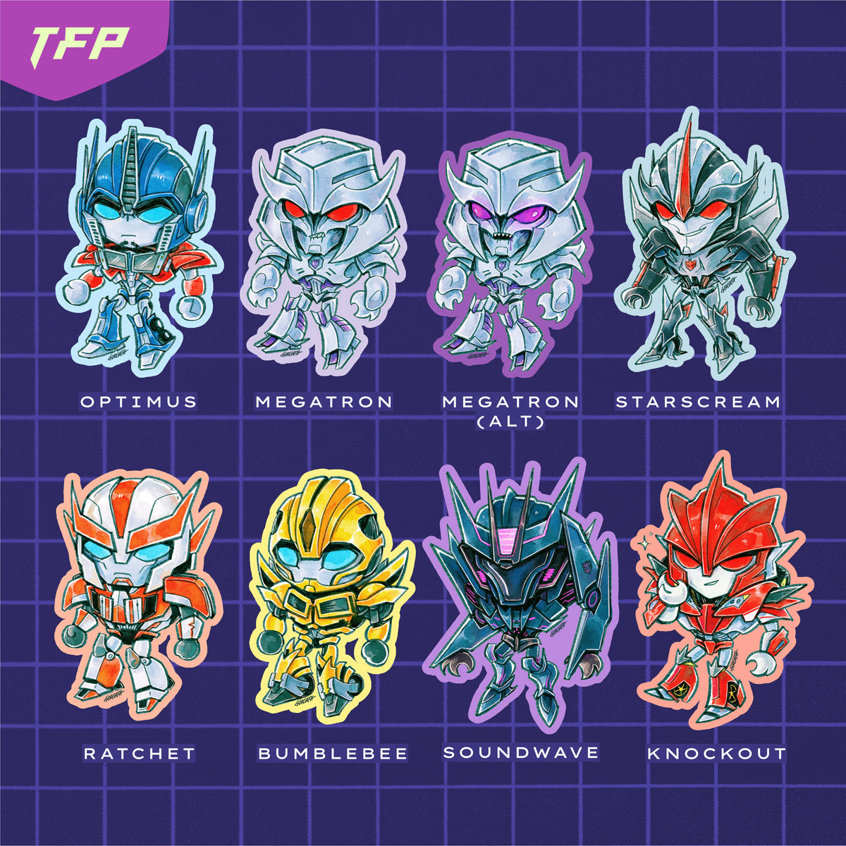 TF Chibi Stickers
