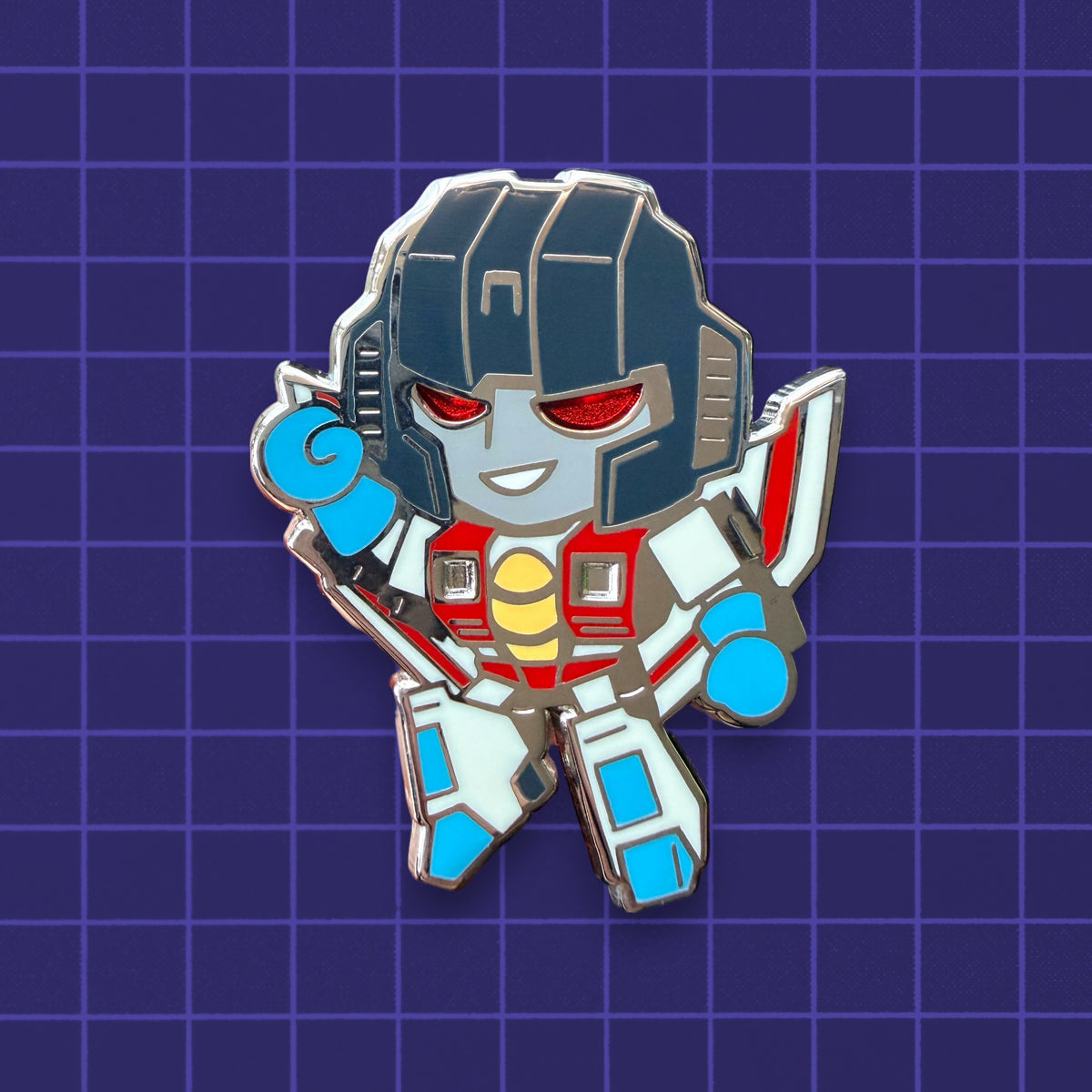 Chibi Starscream hard enamel pin